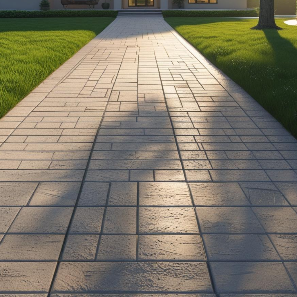 Driveway Concrete Paved by Abergele driveway company