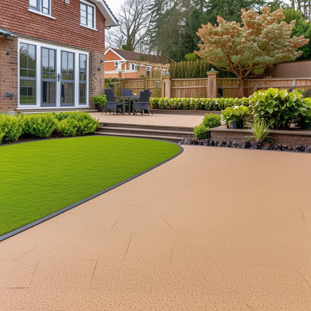 New Resin Paving in Abergele